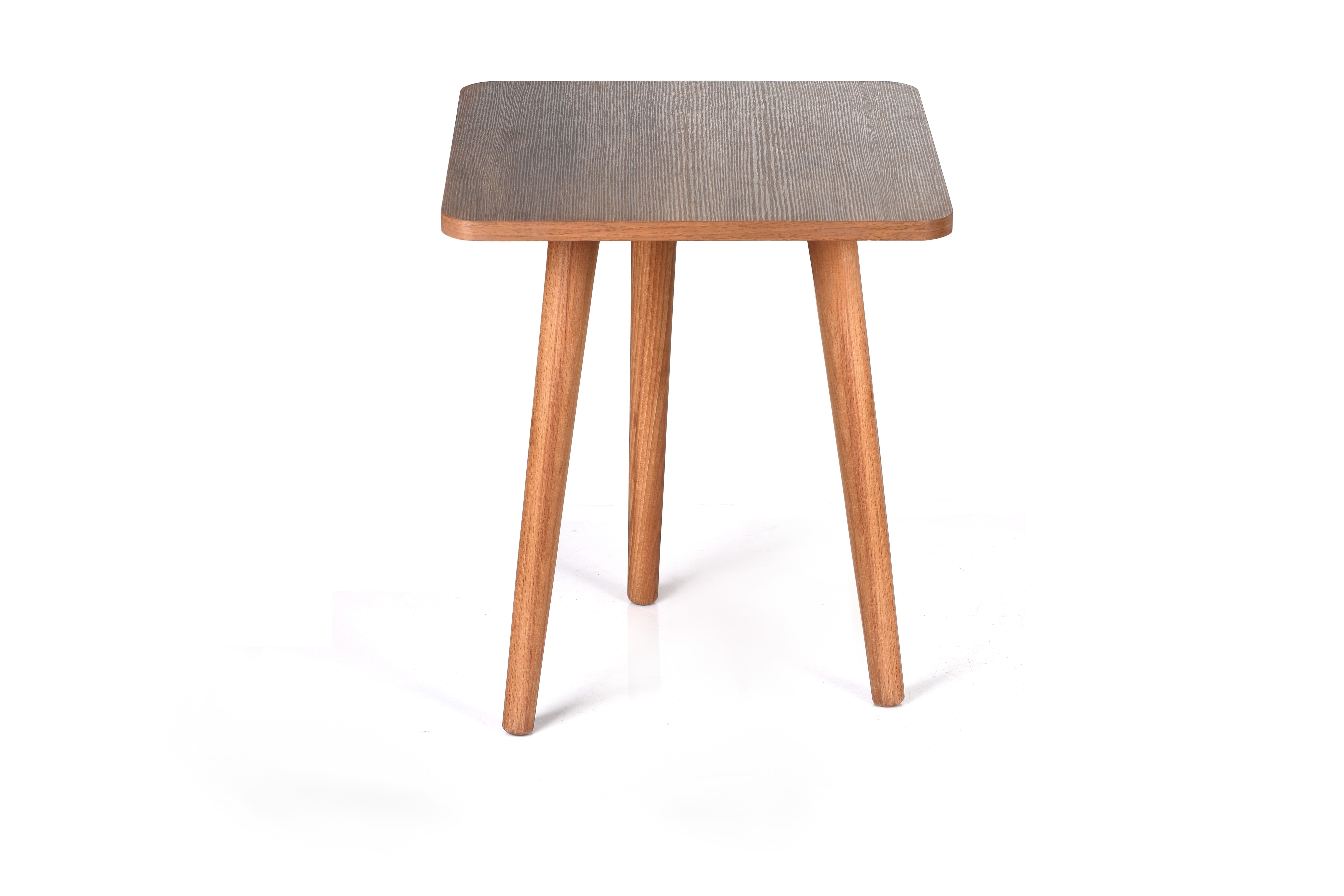 Square Table ZAN legs Walnut-Brownish