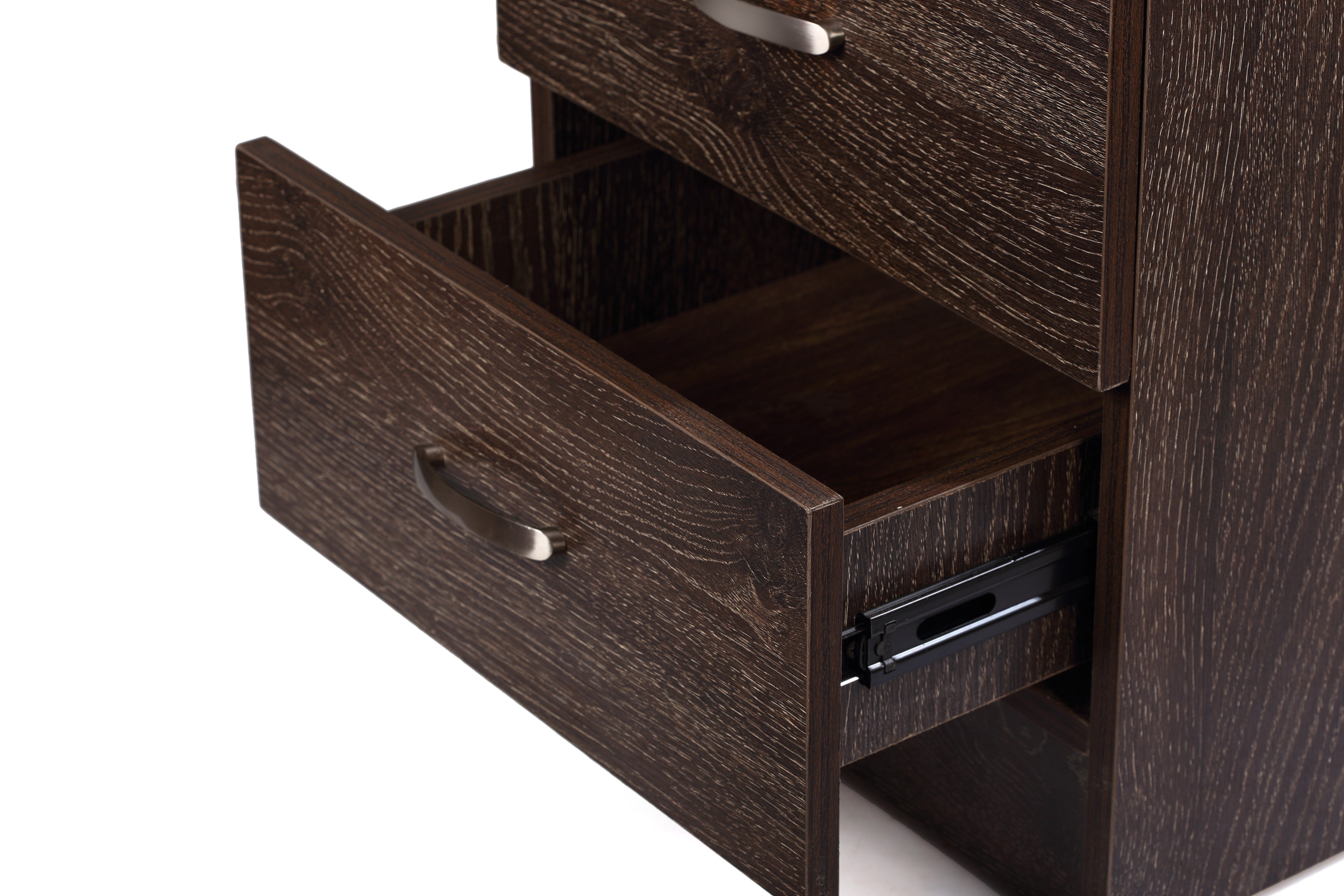 Commodeno Black scratch 45cm Two Drawers