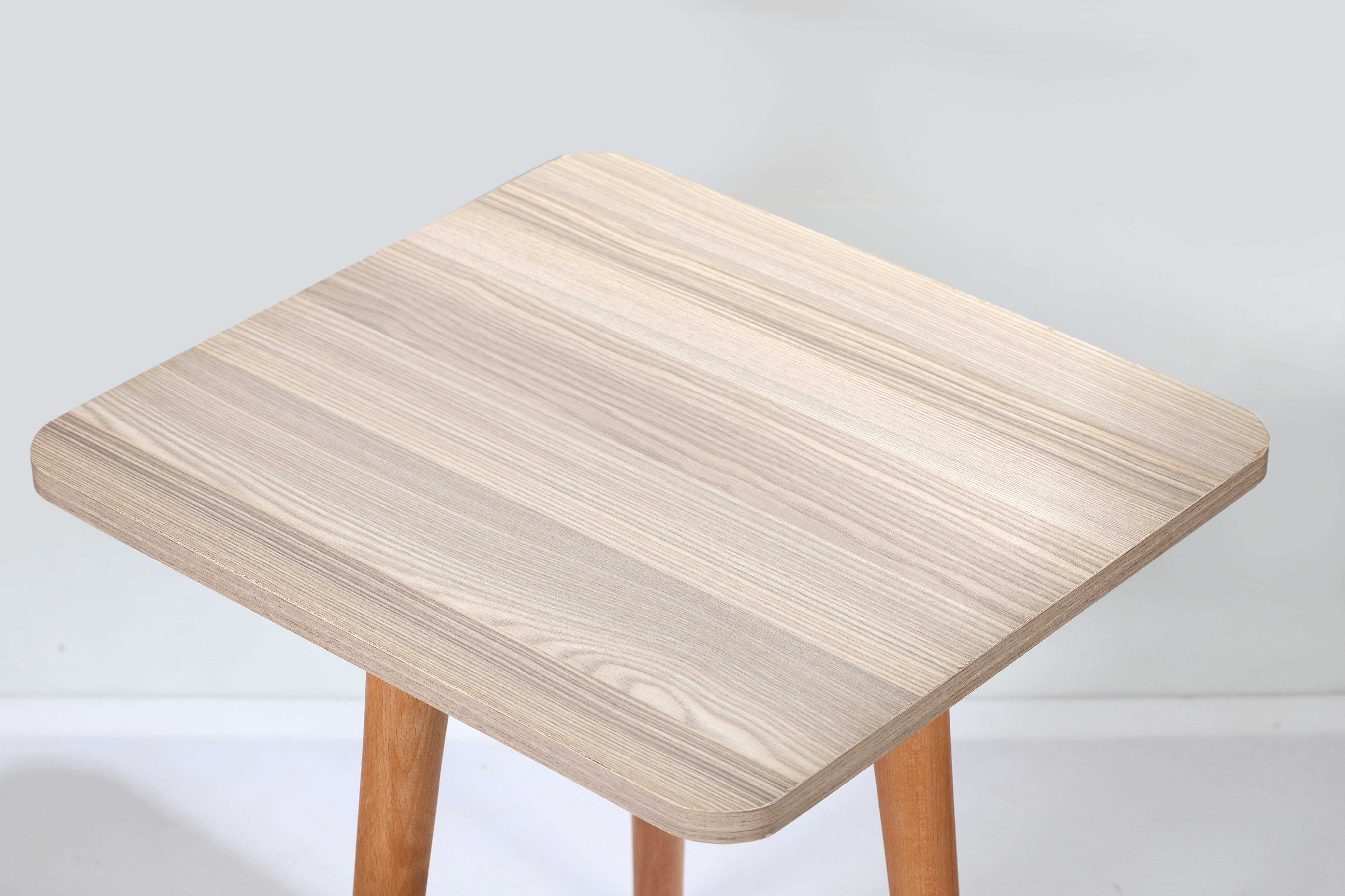 Square Table ZAN legs Dark Beige