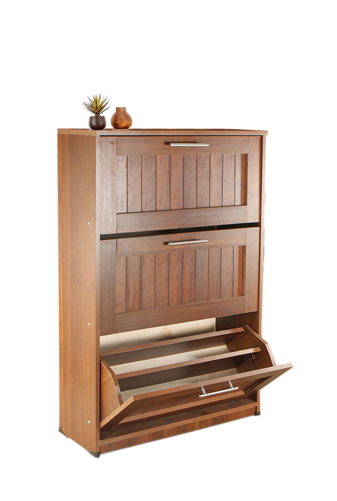 Shoe Rack 80cm Organizer - Walnut