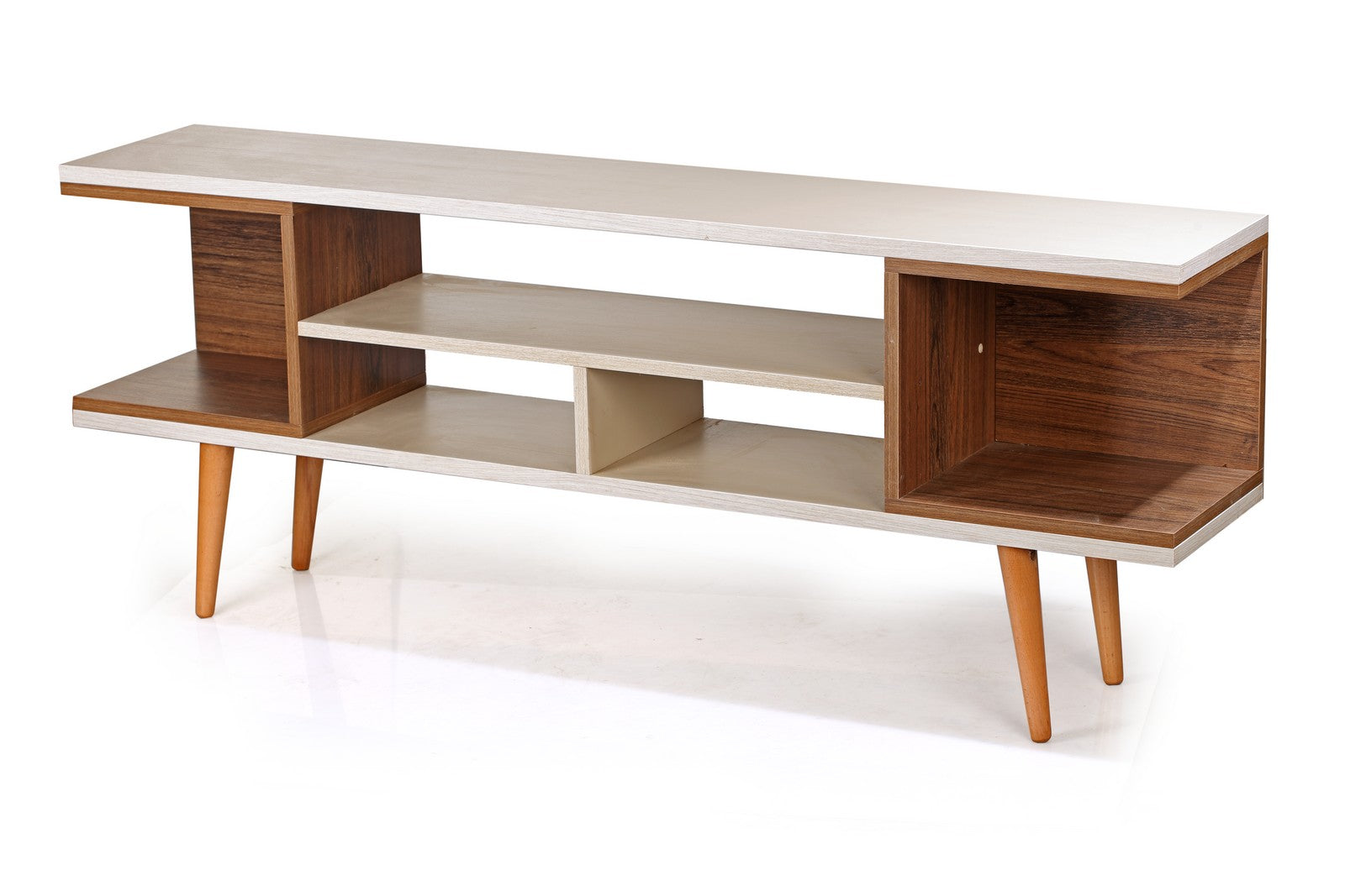 Virdi Tv Unit White * Walnut 150cm