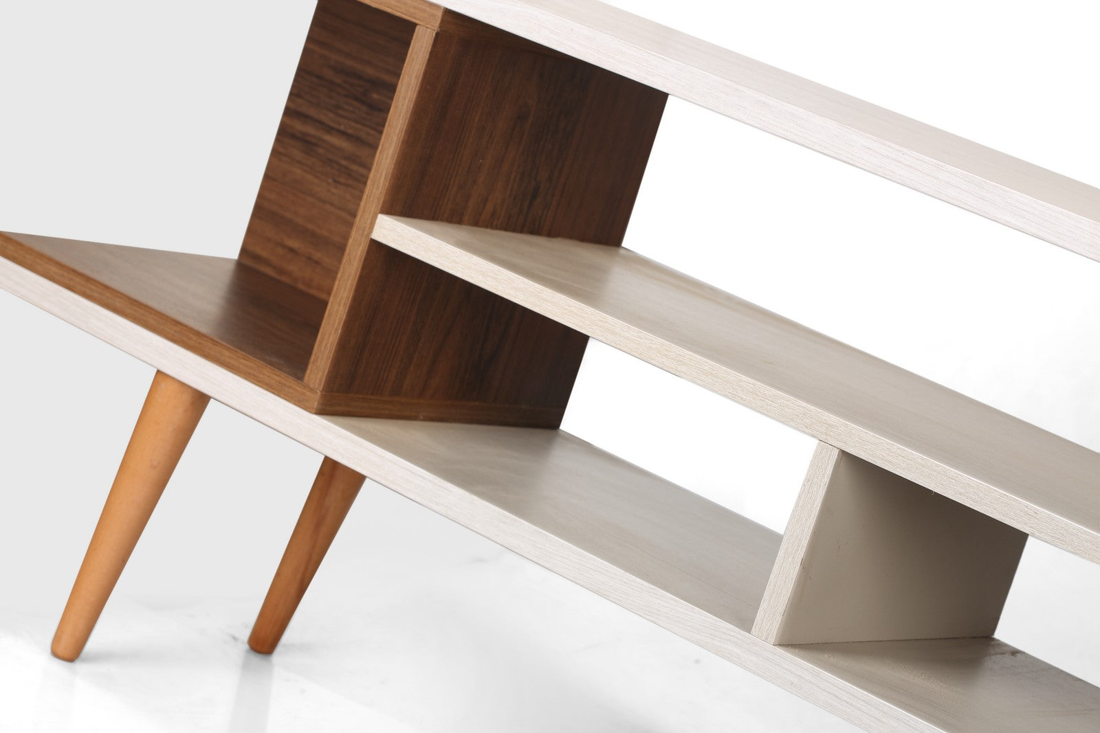 Virdi Tv Unit White * Walnut 150cm