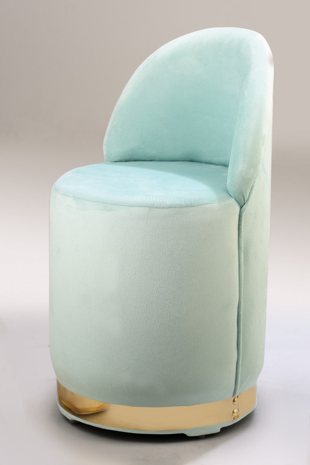 Pouf Chair With Back Mint