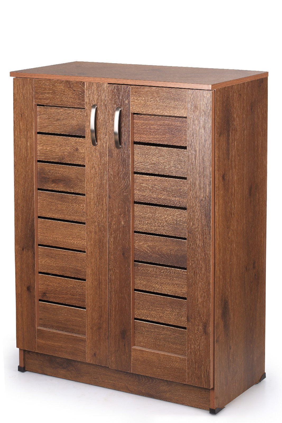 Shoe Rack 80cm Cherry Walnut