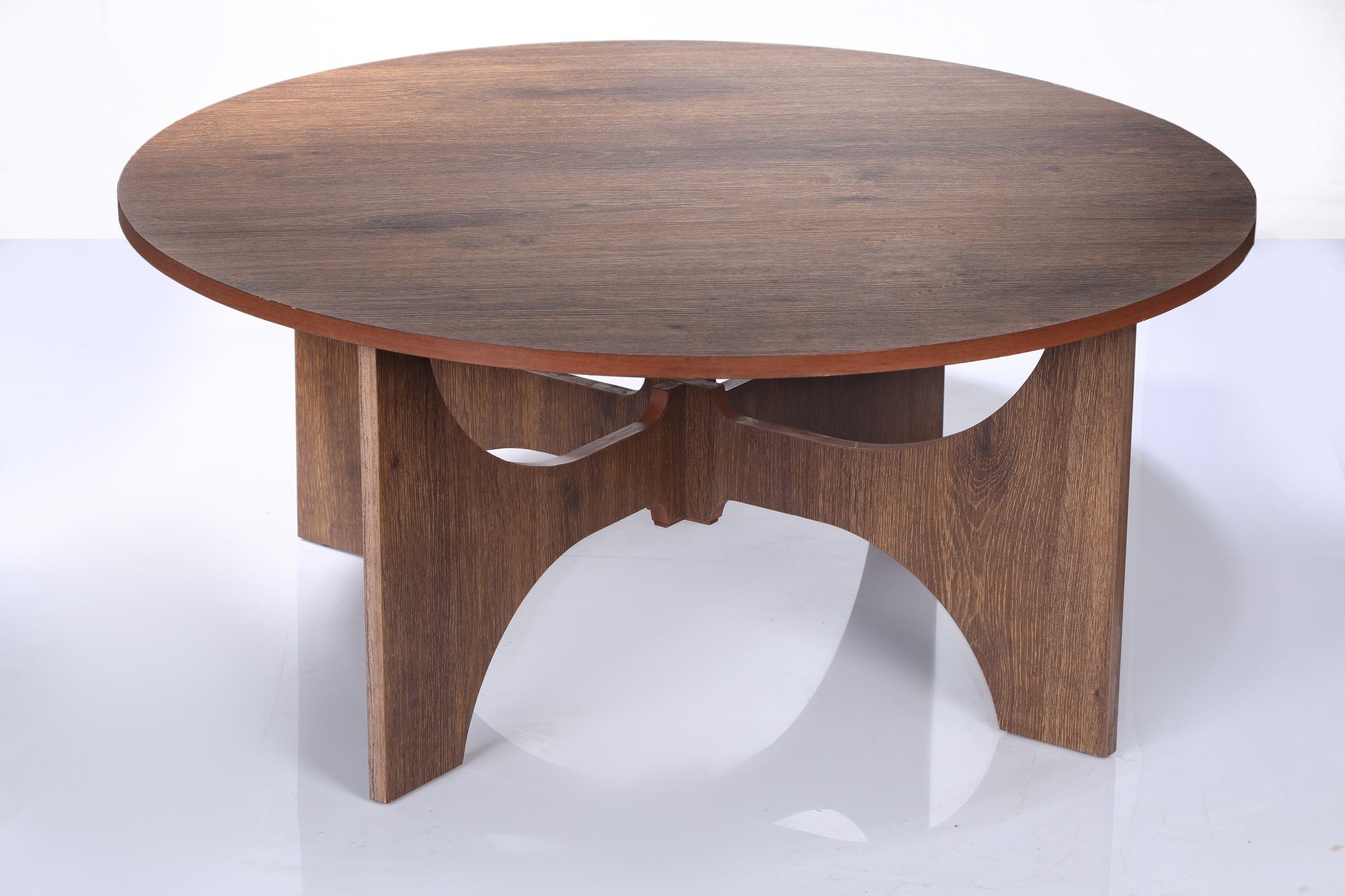 Circular Coffee Table  Walnut