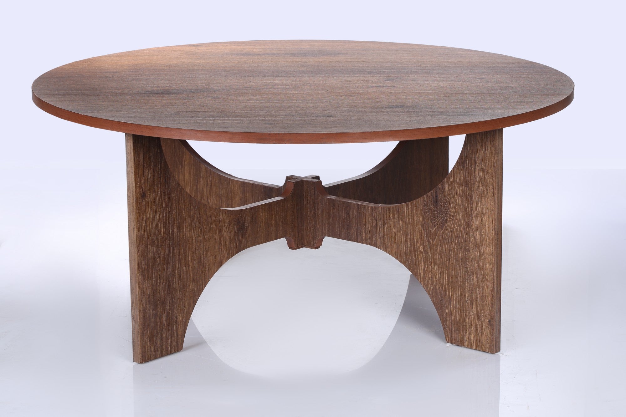 Circular Coffee Table  Walnut