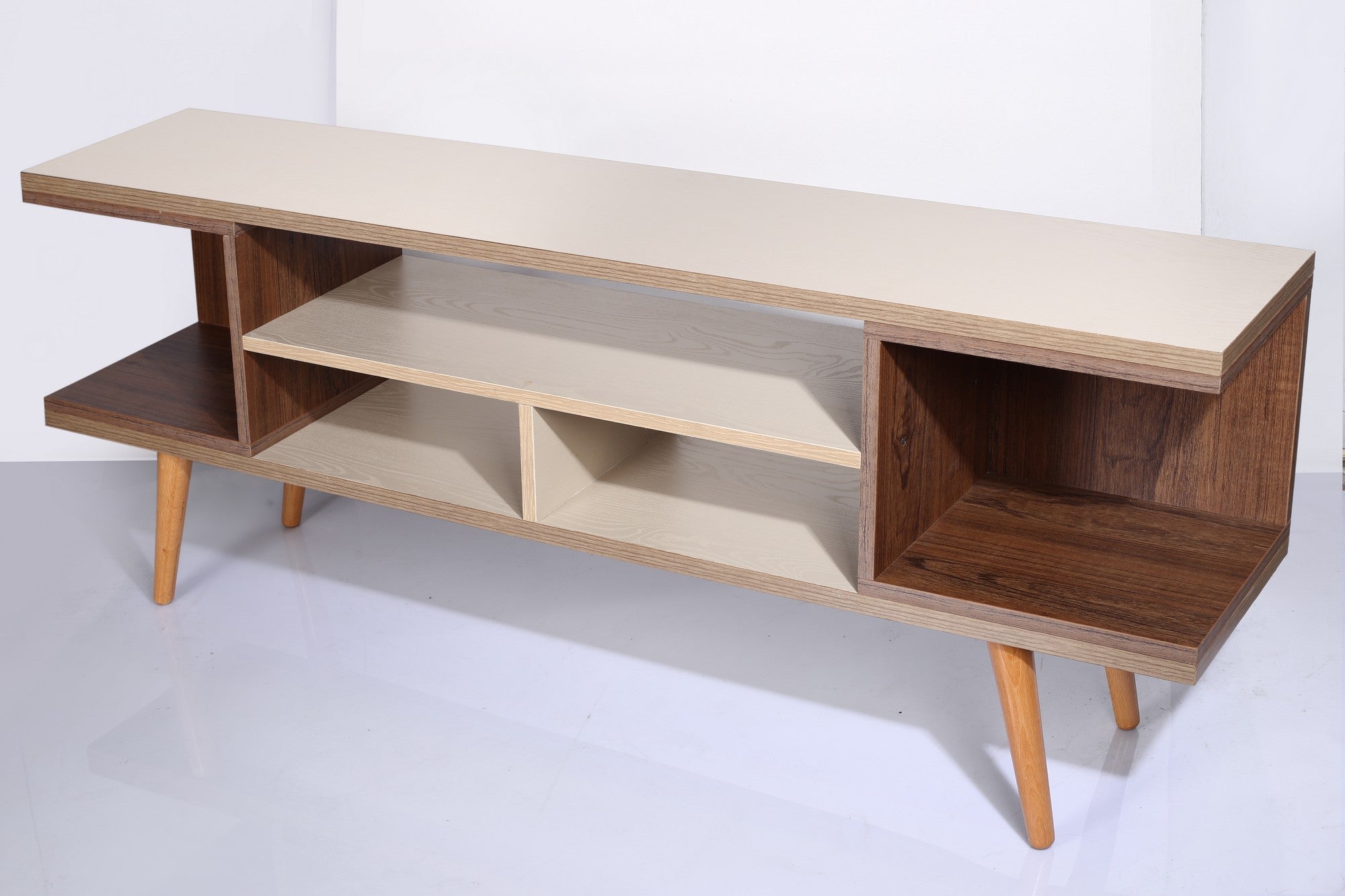 Virdi Tv Unit Creme * Walnut 150cm