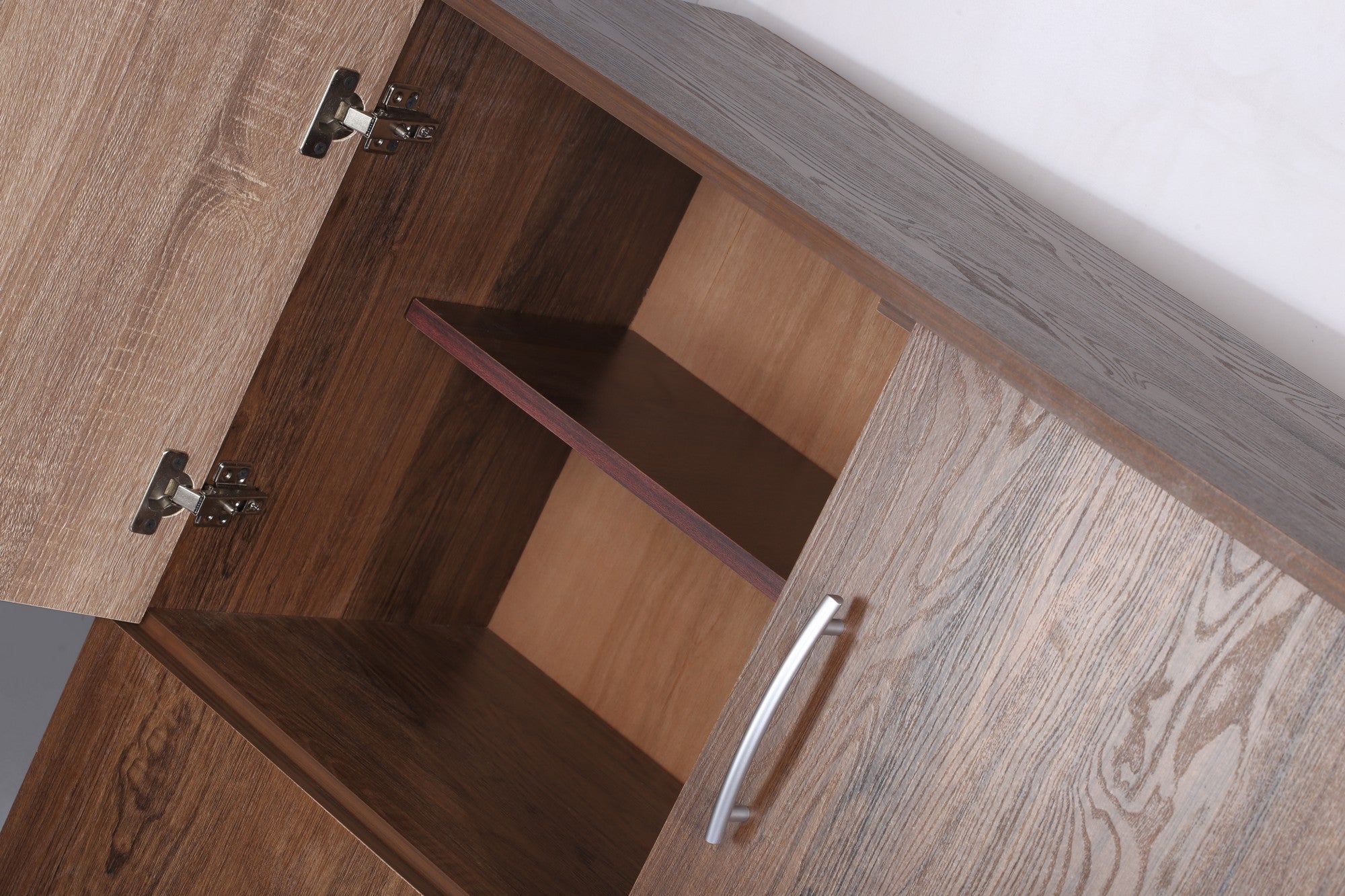 Shoe Rack Chess Walnut*Beige