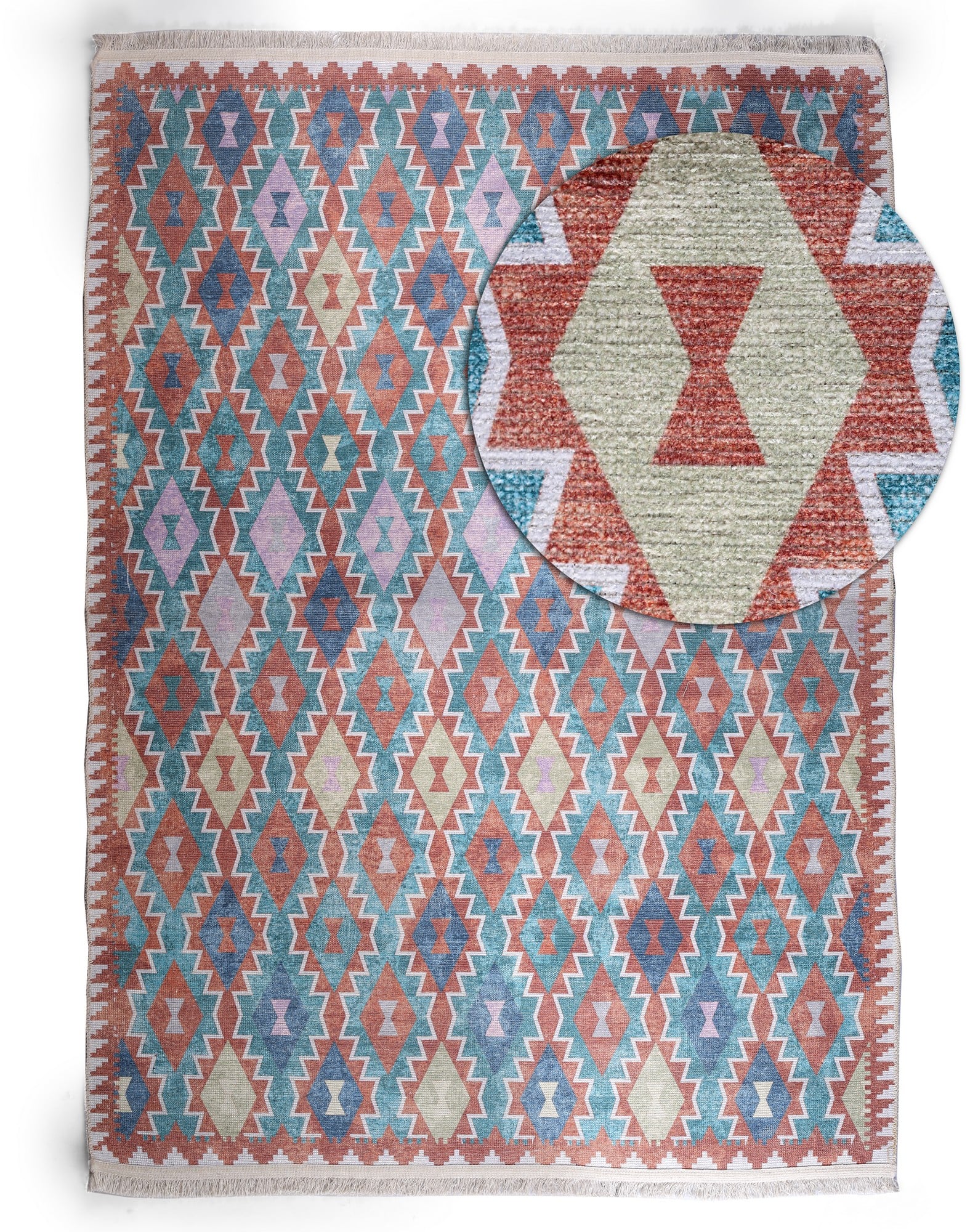 Badawi Carpet Mixed Colors