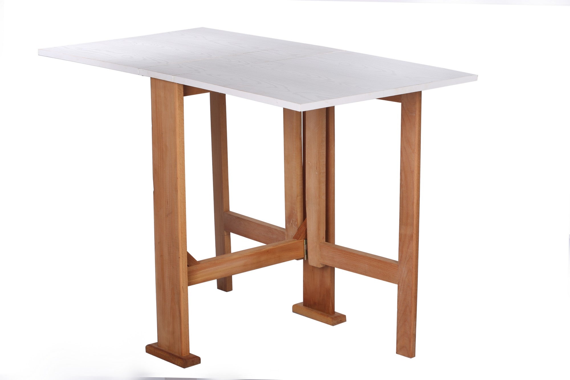 Foldable Two Sided Table White