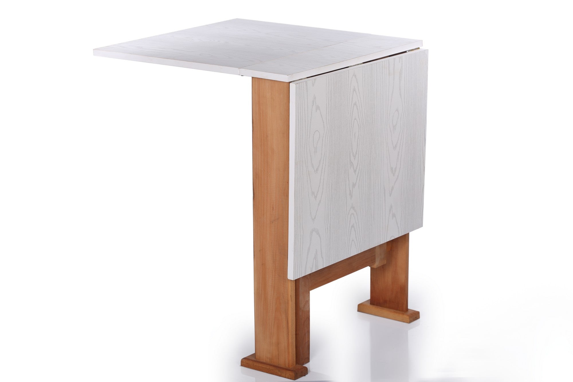 Foldable Two Sided Table White