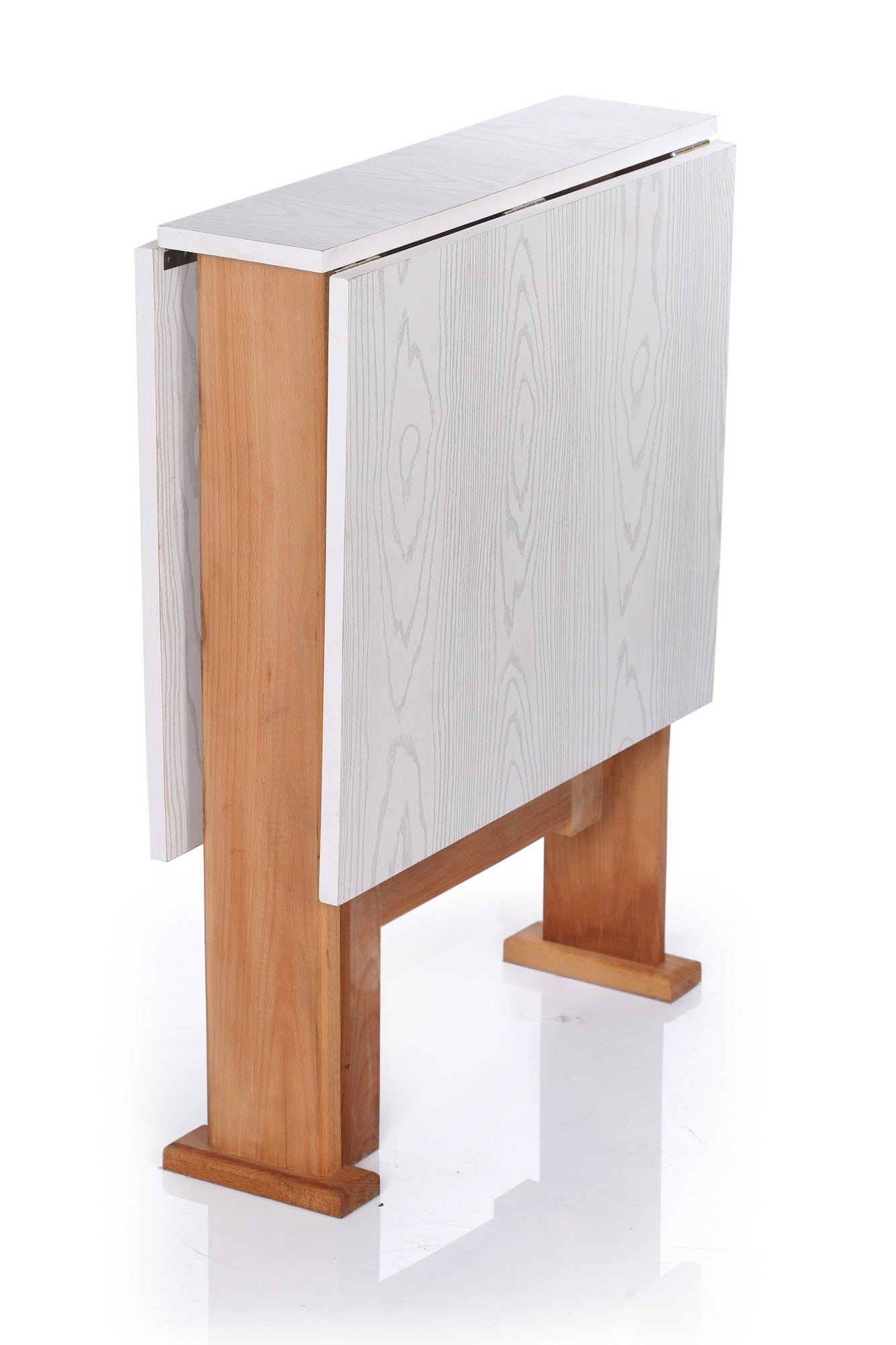 Foldable Two Sided Table White