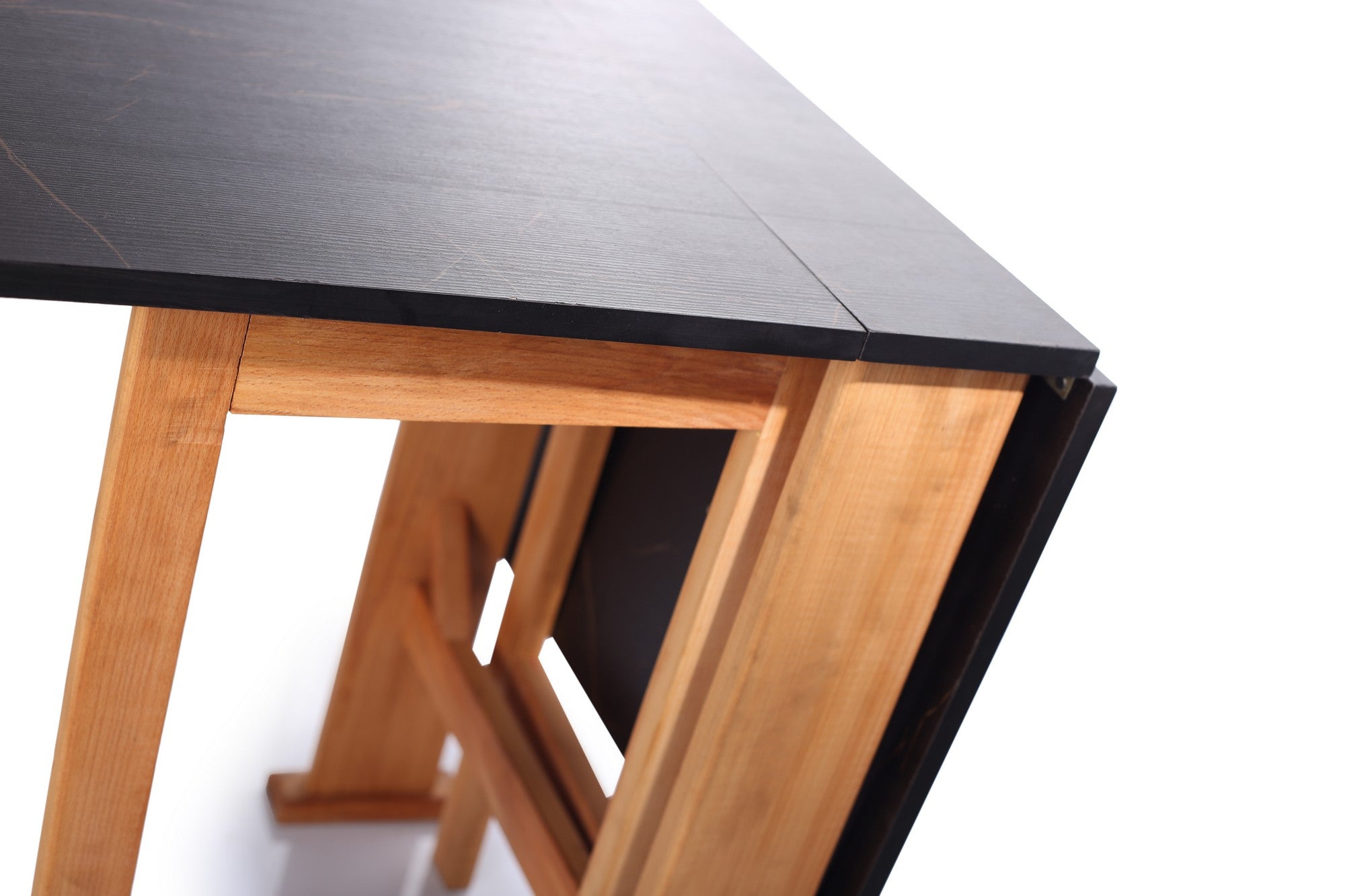 Foldable Two Sided Table Black*Gold