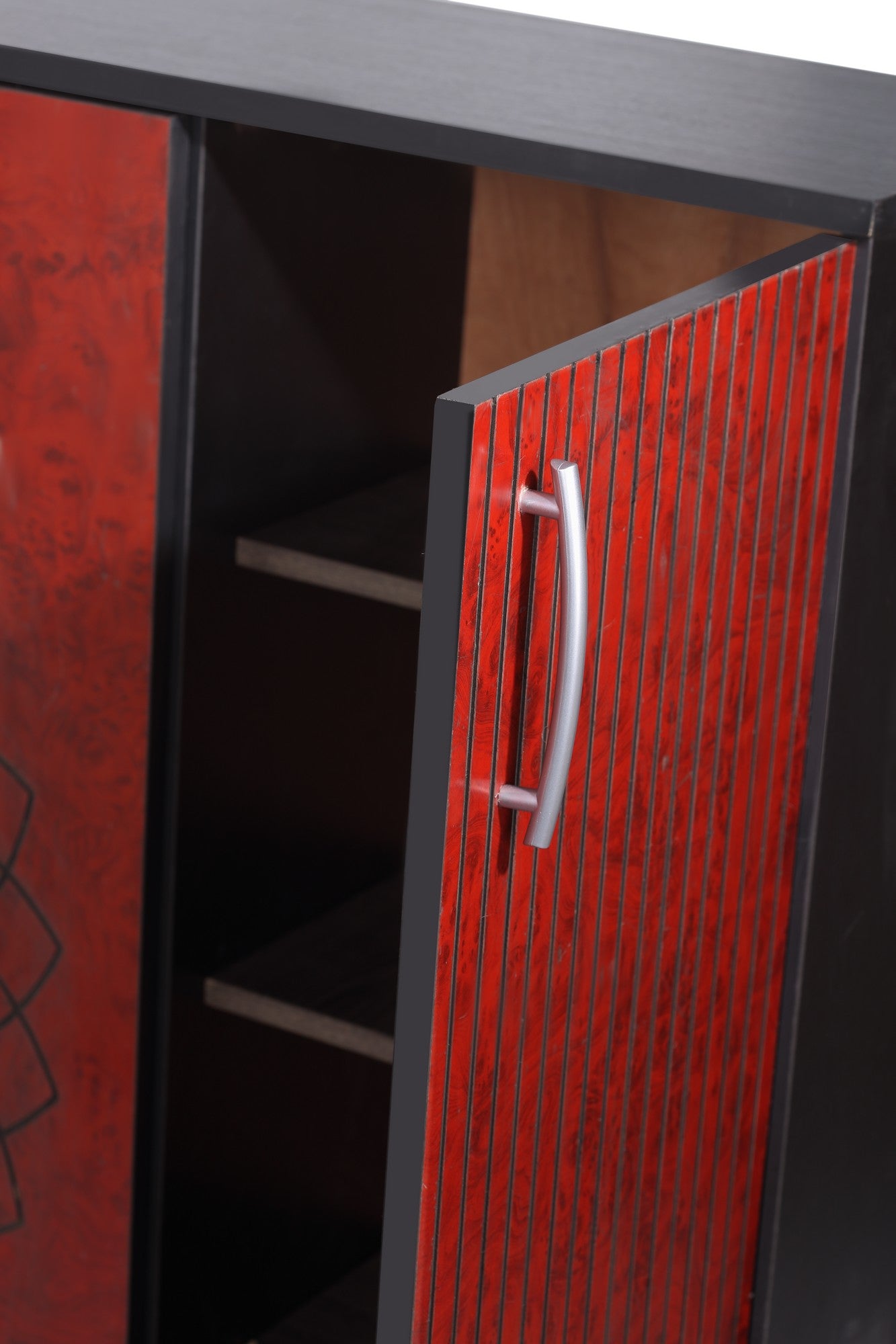 Shoe Rack Flower Black*Red