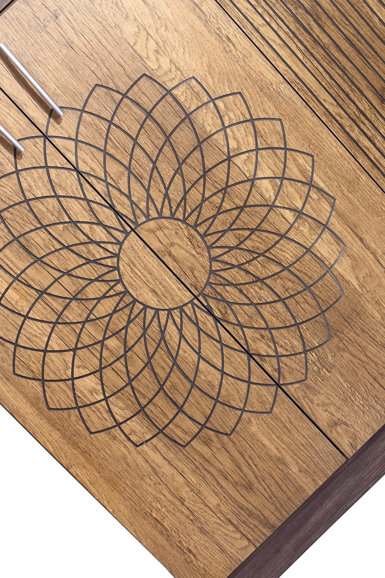 Shoe Rack Flower Walnut*Honey