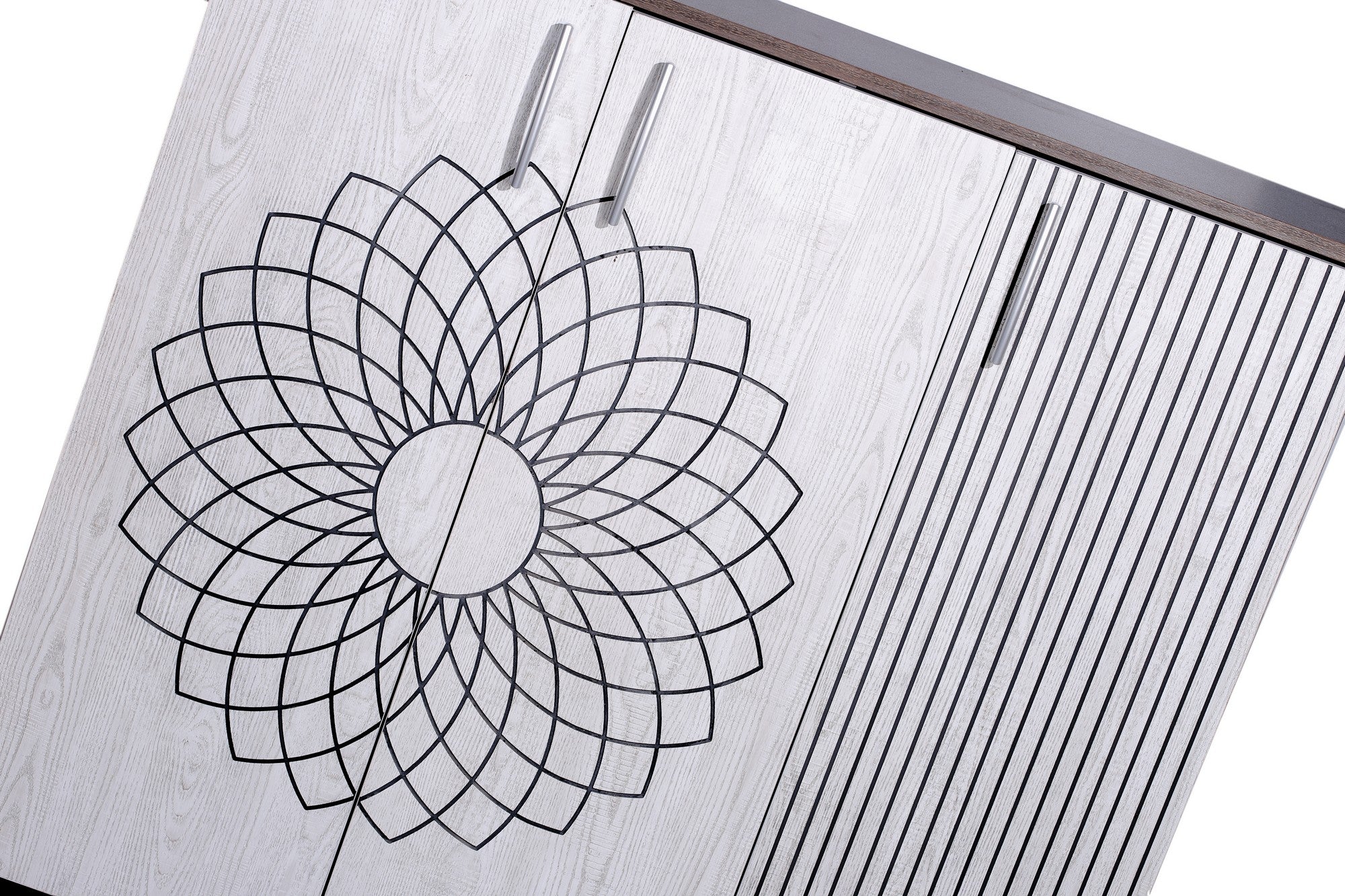 Shoe Rack Flower Vingy*White