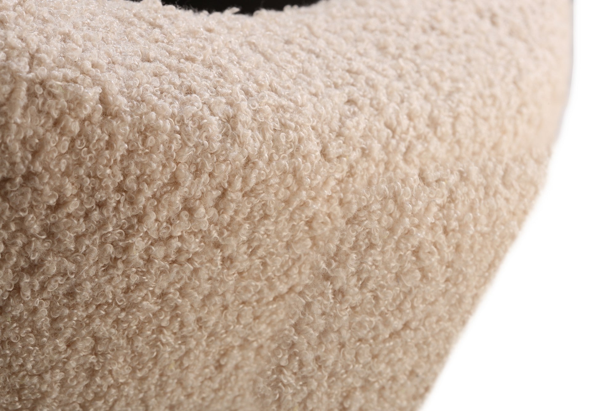 Pouf Chair Circular With Storage Unit