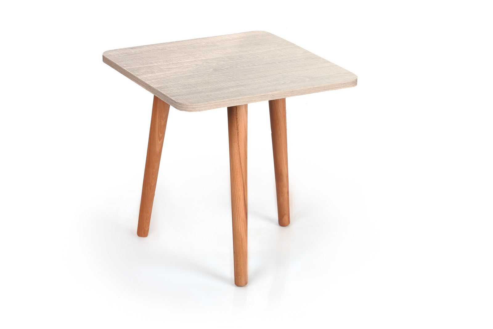 Square Table ZAN legs Dark Beige