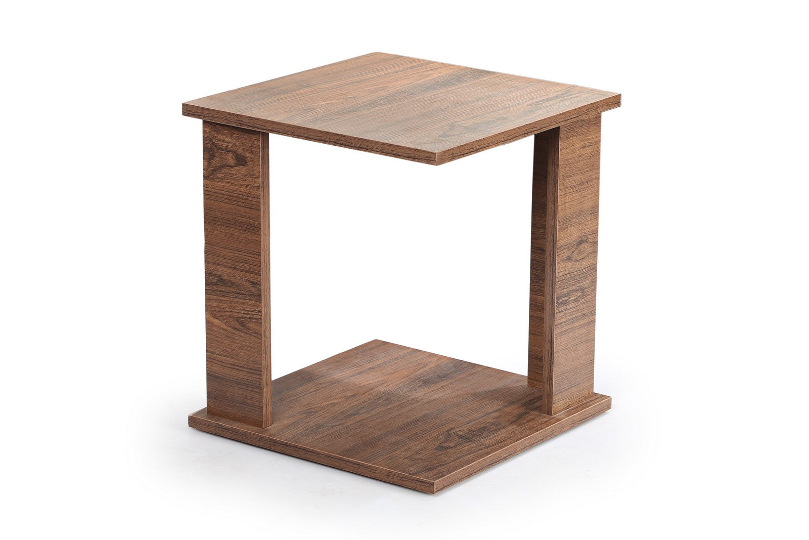 Square table 2 Legs Walnut