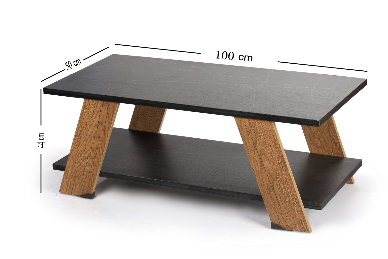 Easy Coffee Table 100cm Black*Gold * Honey