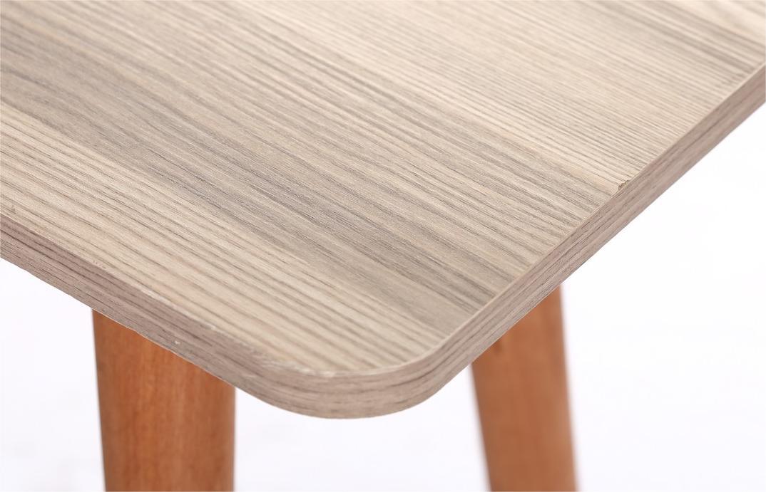 Square Table ZAN legs Beige