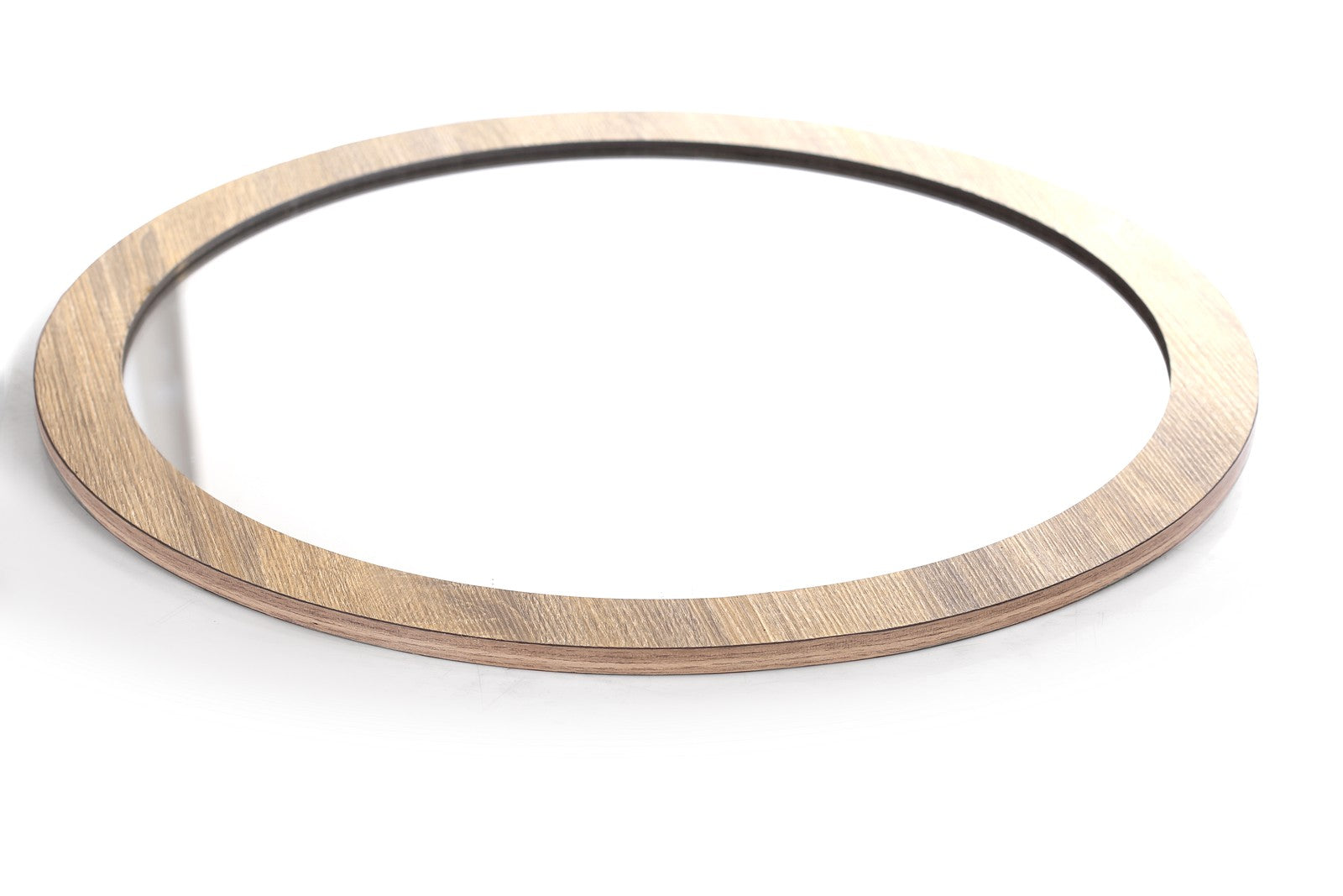 Wall Mirror Rounded Beige