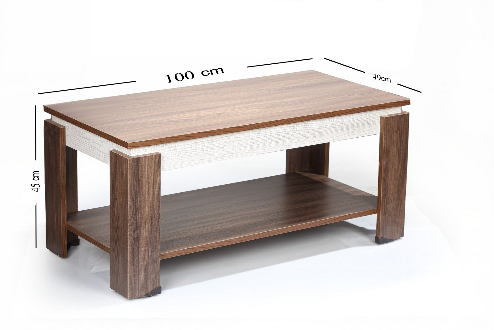Paris Coffee Table Walnut*White