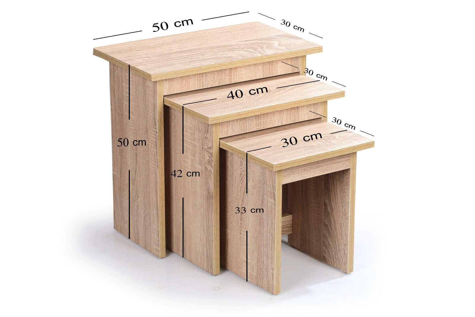 Table Set 3 in 1 Beige