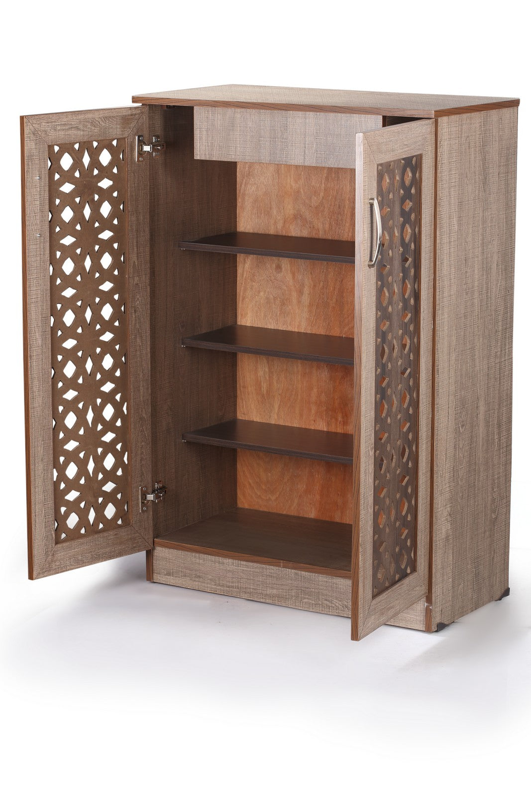 Shoe Rack 80cm Rotar islamic - Light Brown*Rust