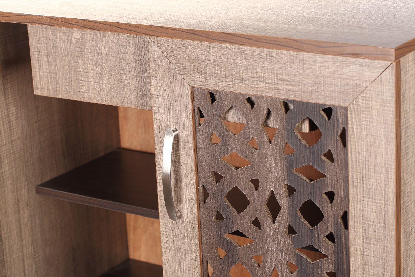 Shoe Rack 80cm Rotar islamic - Light Brown*Rust