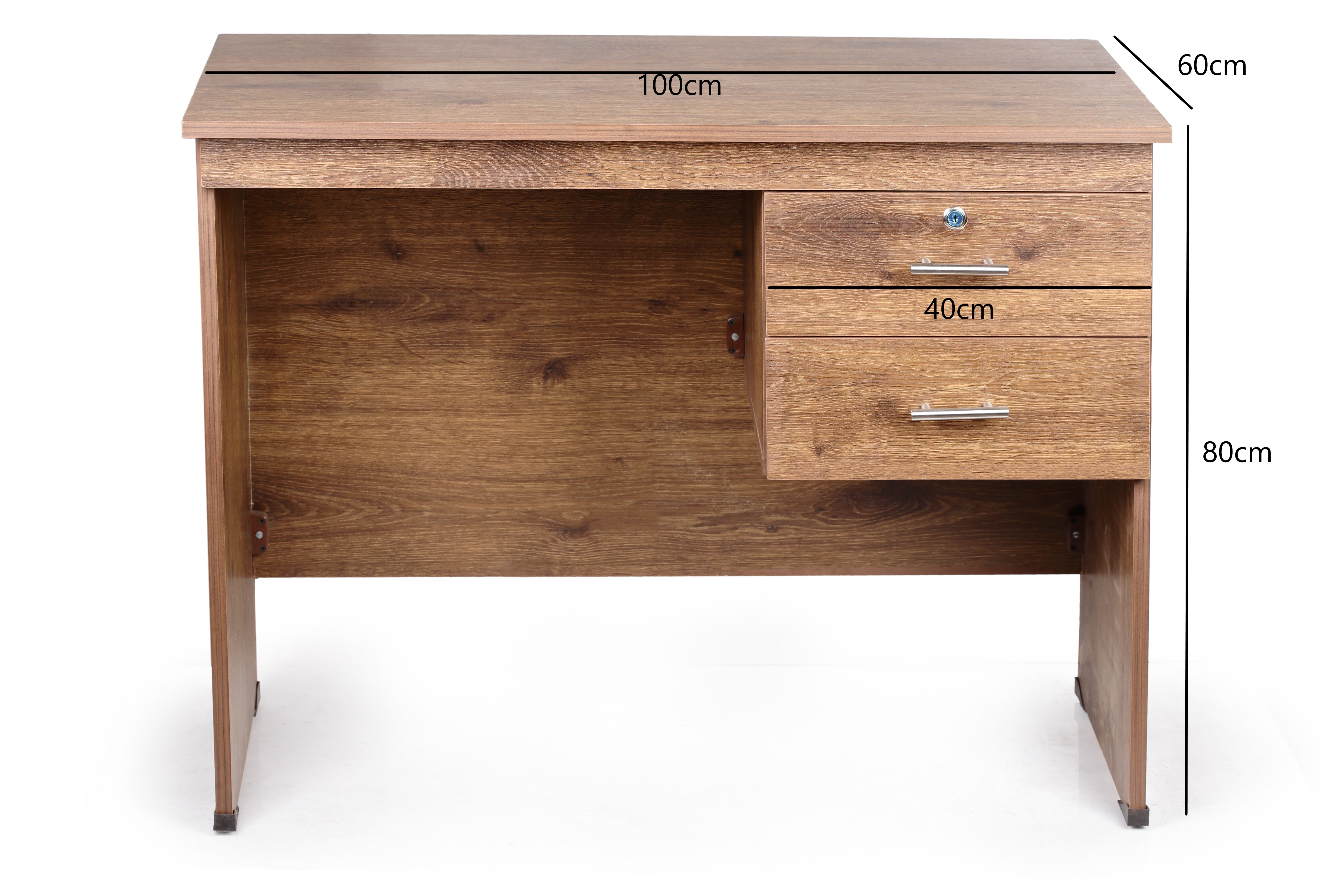 Desk 100 cm Walnut Office and Studying