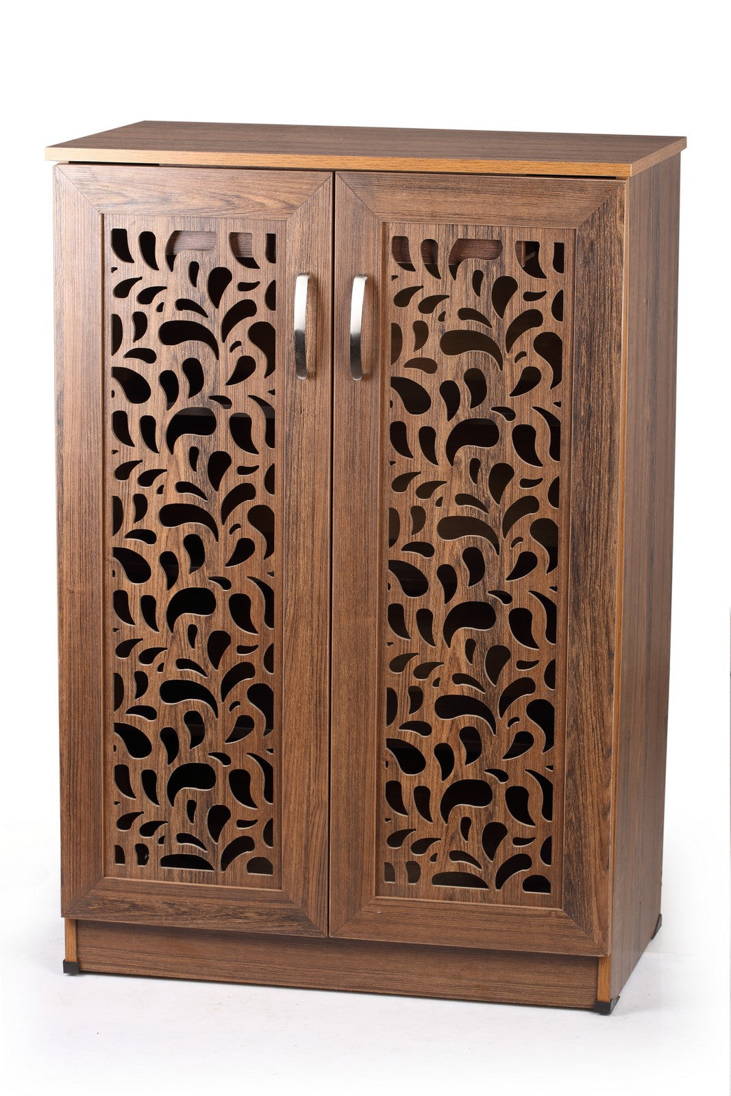 Shoe Rack 80cm Rotar flower - Walnut*Walnut