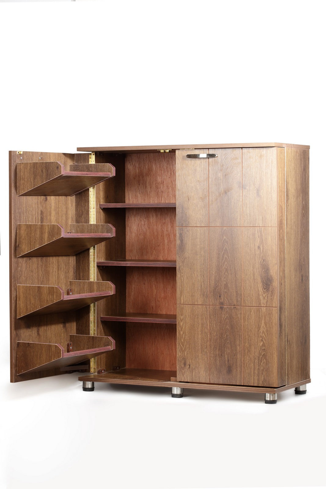 Shoe Rack 95 cm Italian walnut