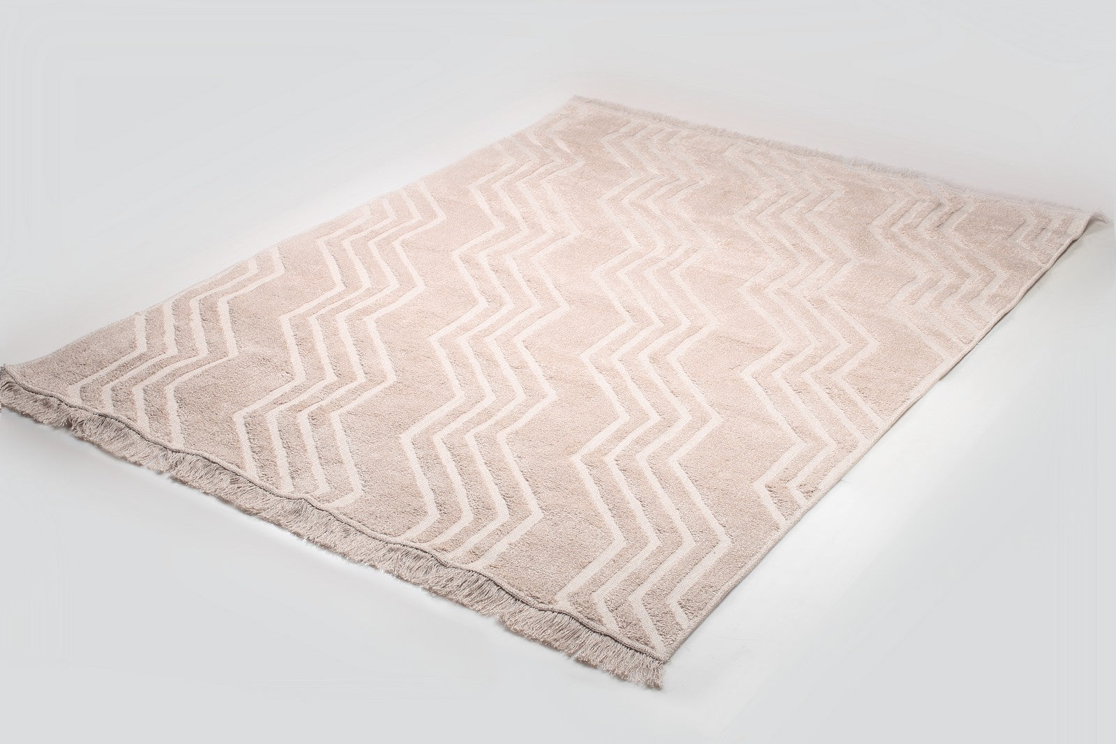 cotton carpet zig zag