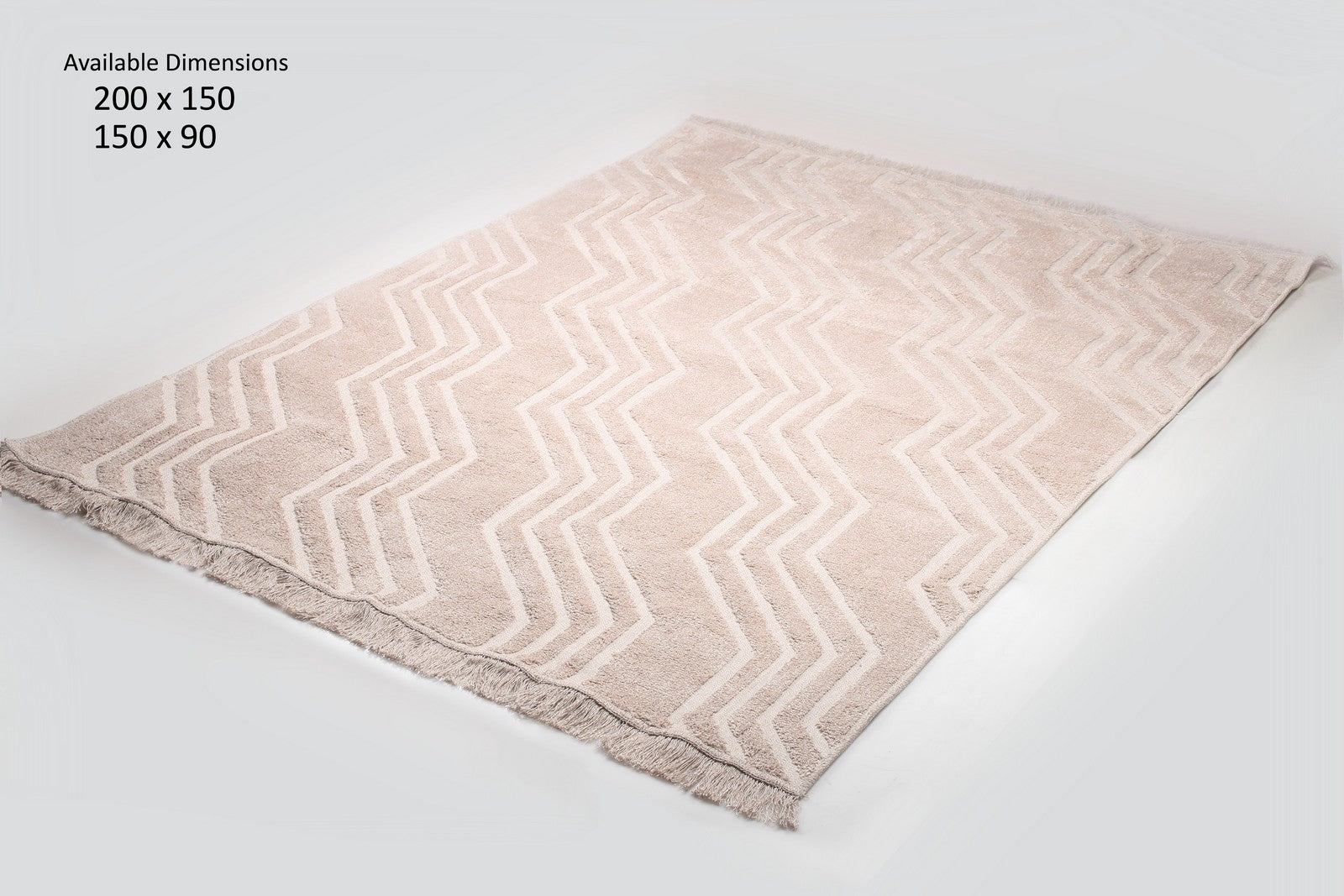 cotton carpet zig zag