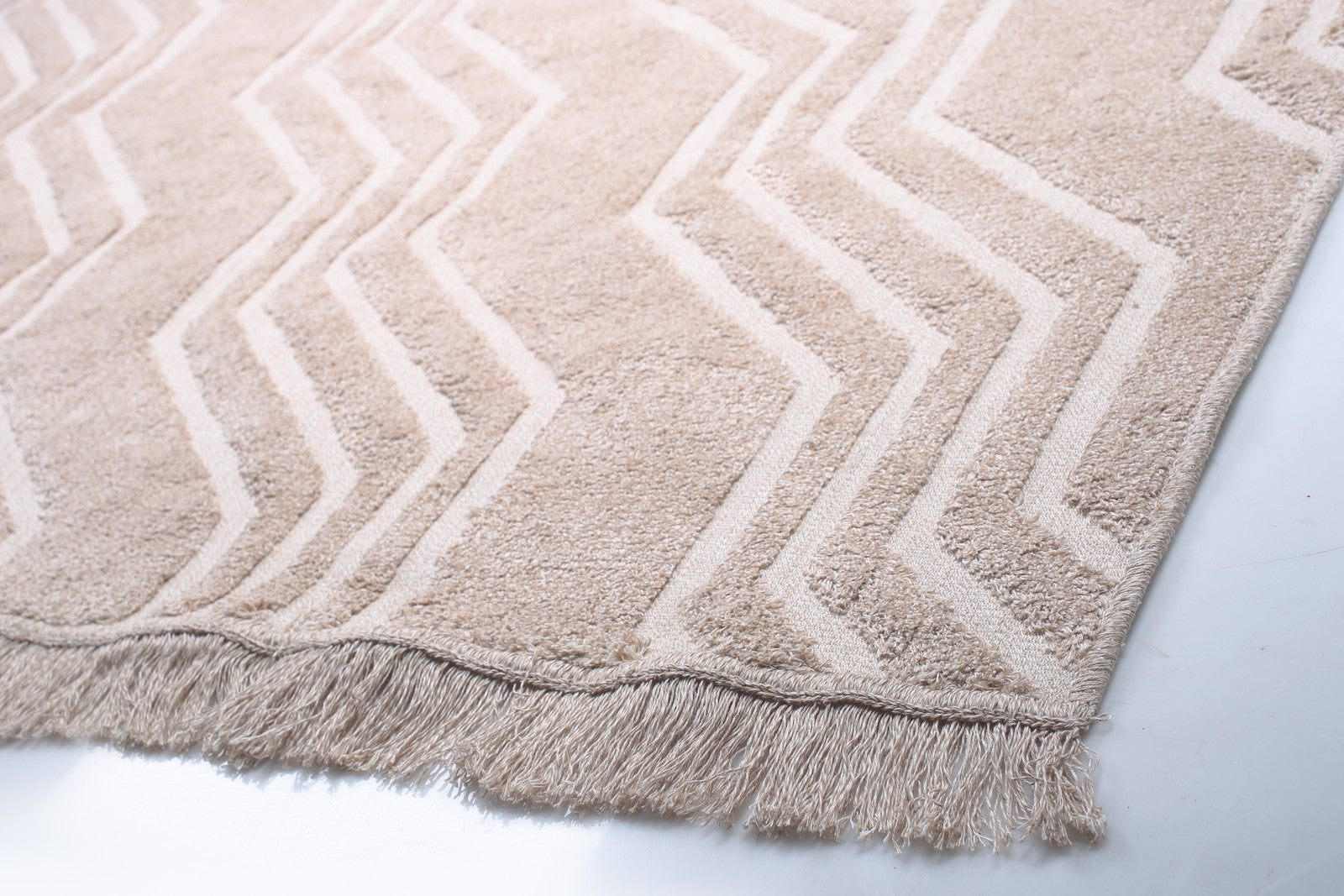 cotton carpet zig zag