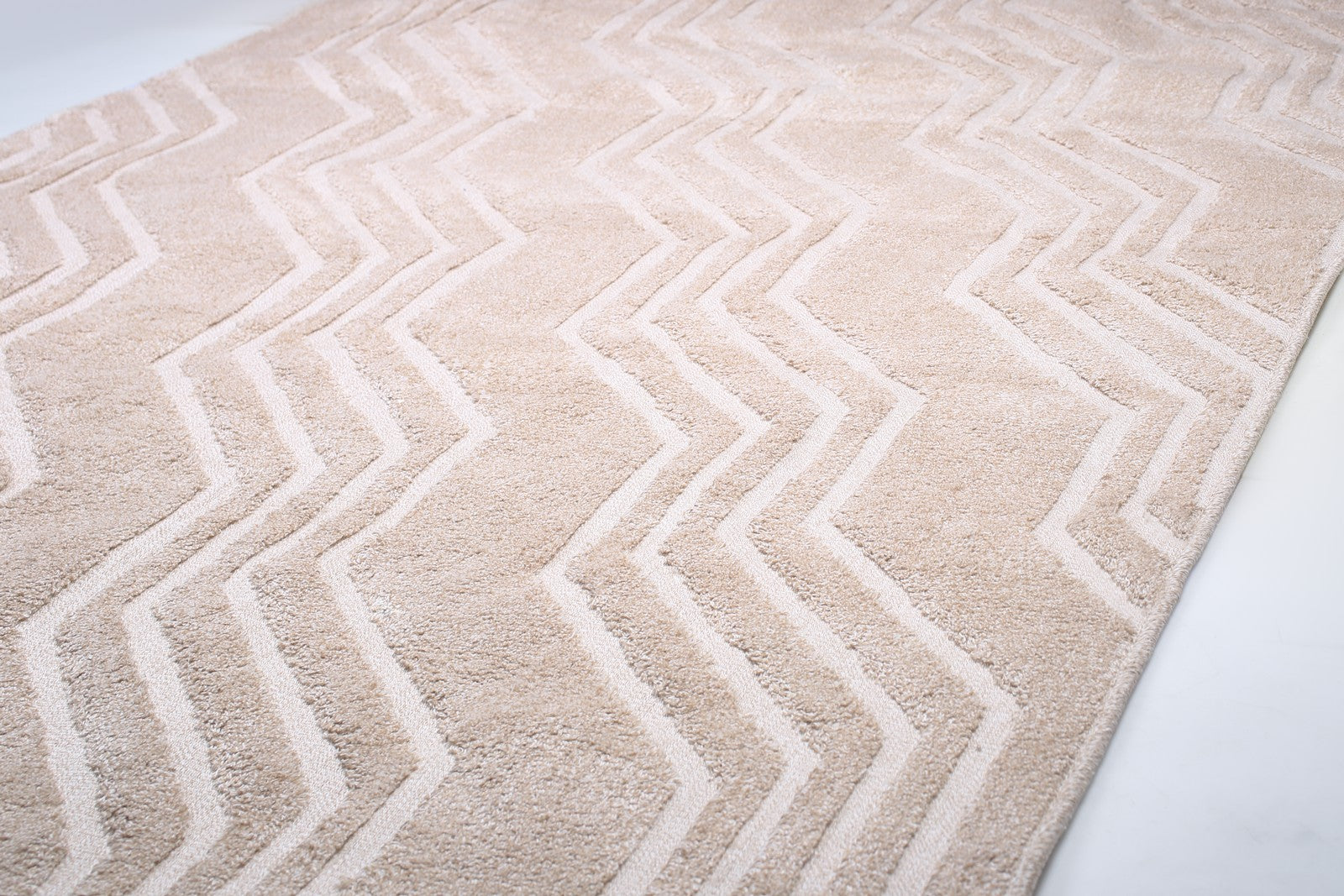 cotton carpet zig zag