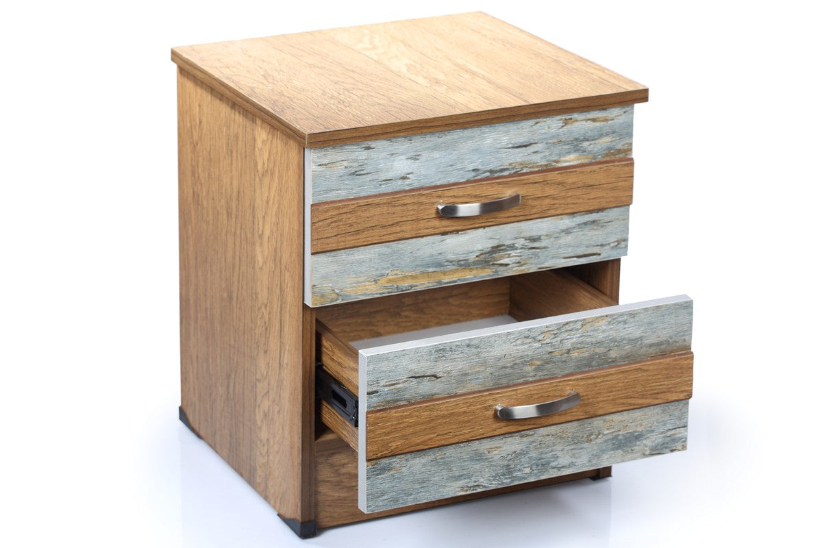 Commodeno Honey*Moga/Mint 45cm Two Drawers