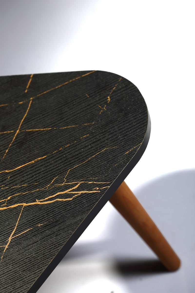 Triangle table ZAN legs Black*Gold