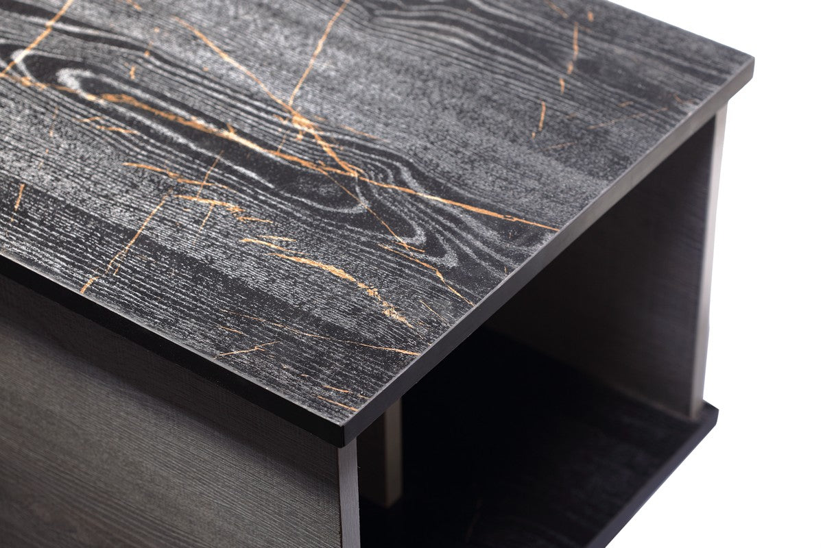 Johara Coffee Table  Black*Gold - Grey