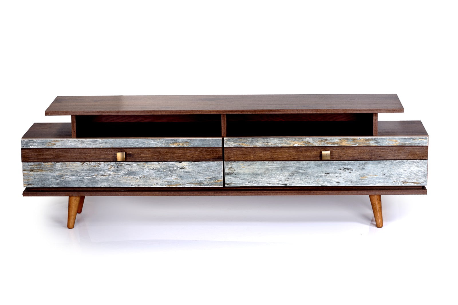 Galaxy Tv Unit Walnut * Moga/Mint Whole Unit