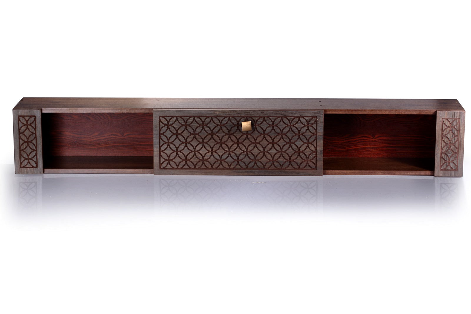 Galaxy Tv Unit Walnut Whole Unit
