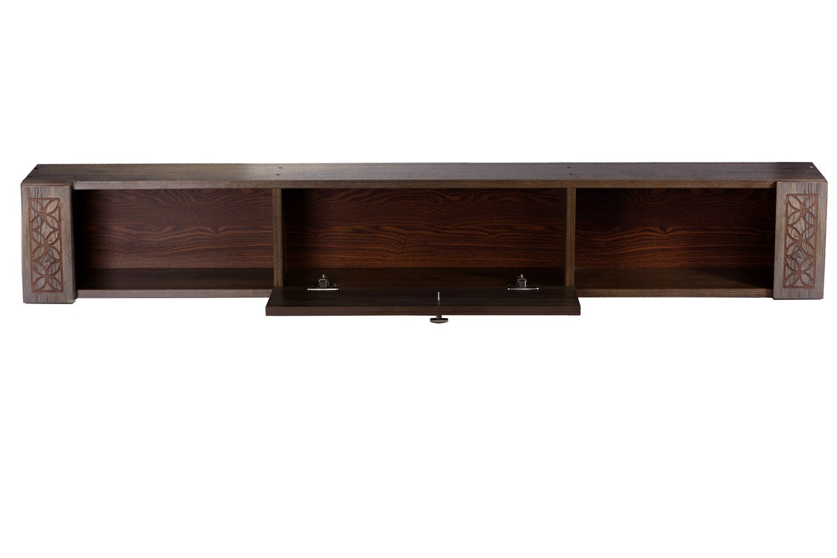 Galaxy Tv Unit Walnut Whole Unit