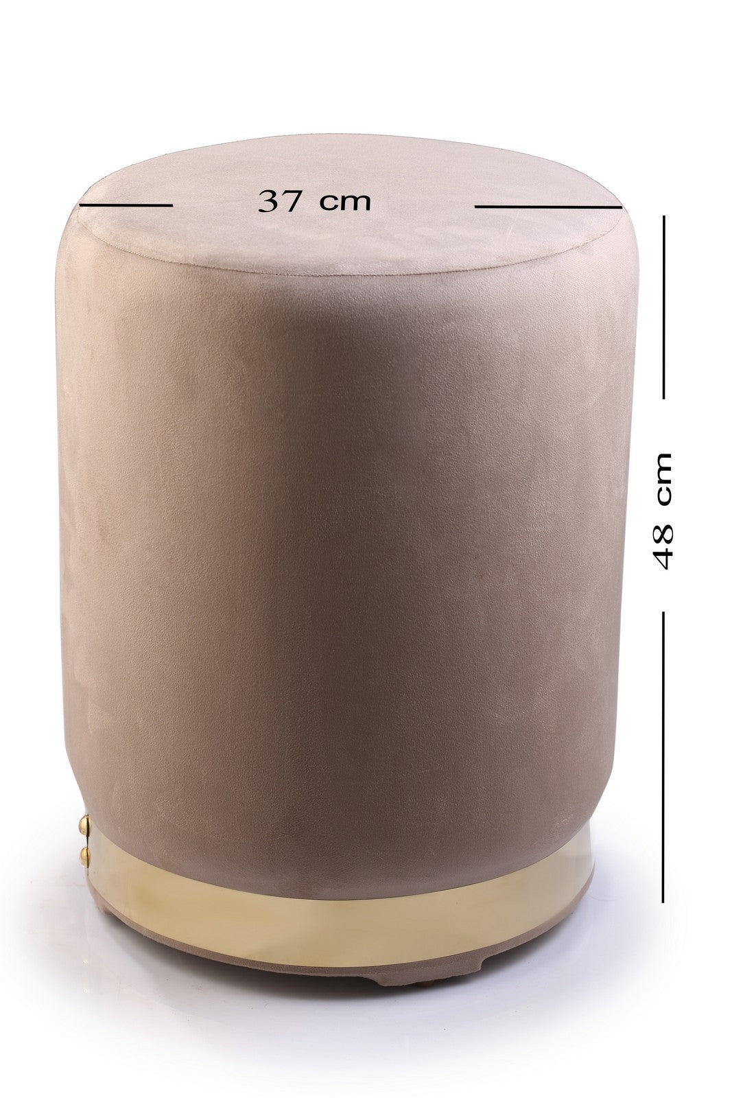 Pouf Chair type 7 Dark Beige