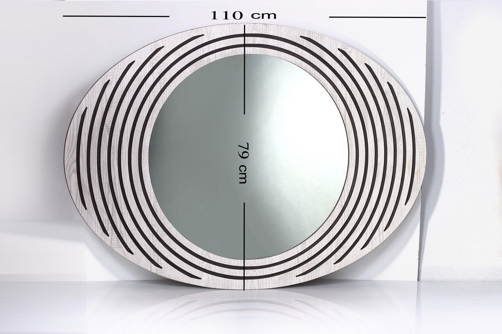 Wall Mirror Air Grey