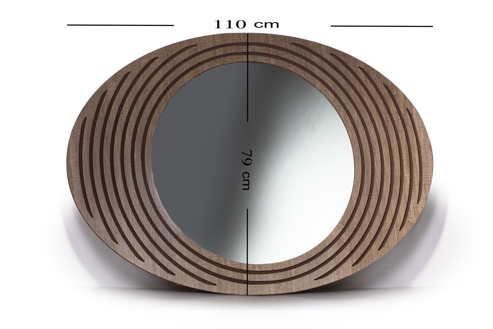 Wall Mirror Air Brown