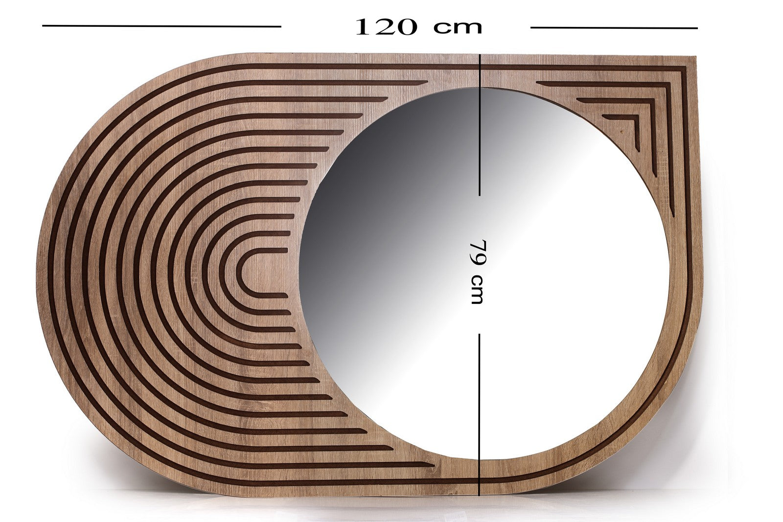 Wall Mirror Polo Walnut