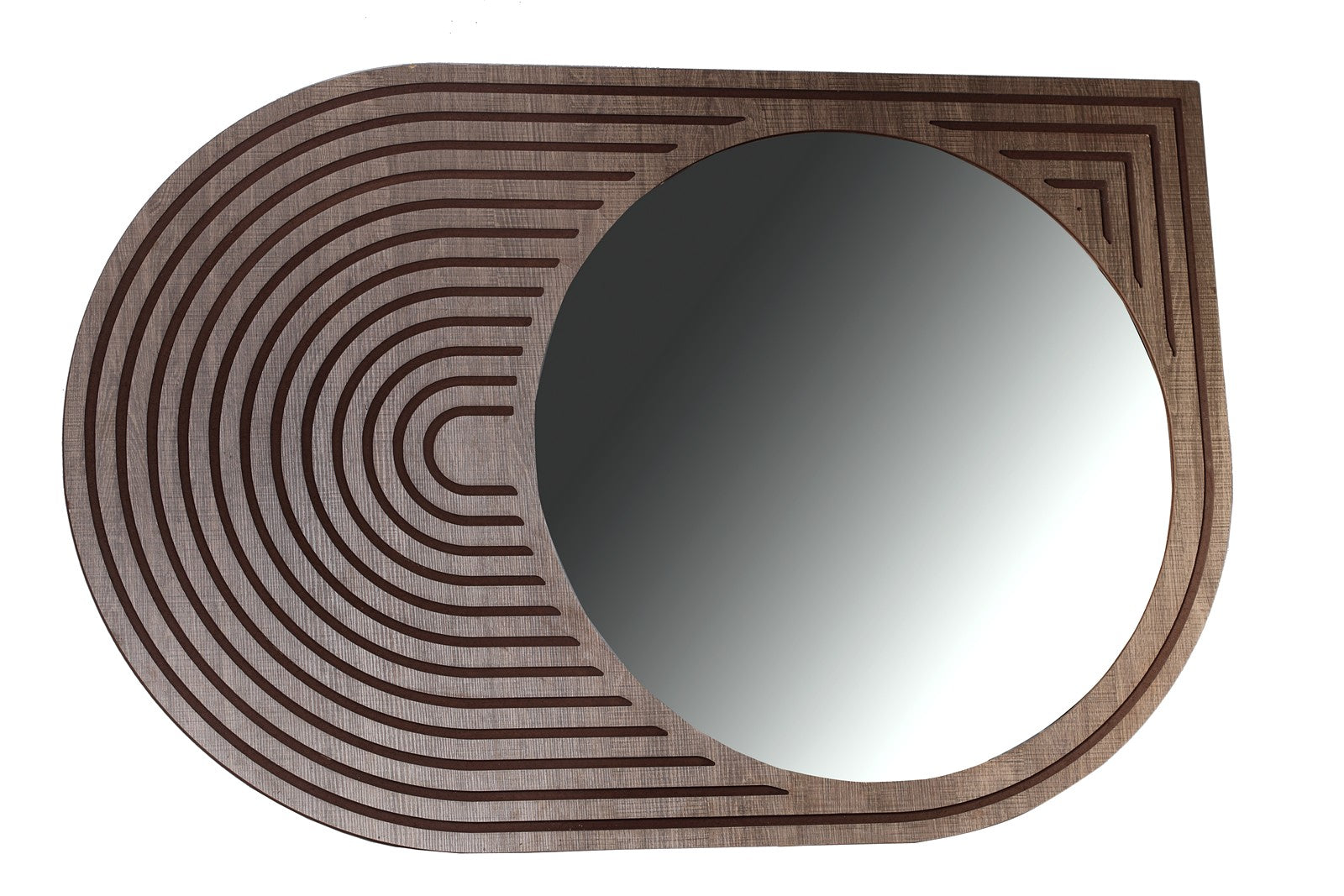 Wall Mirror Polo Brownish