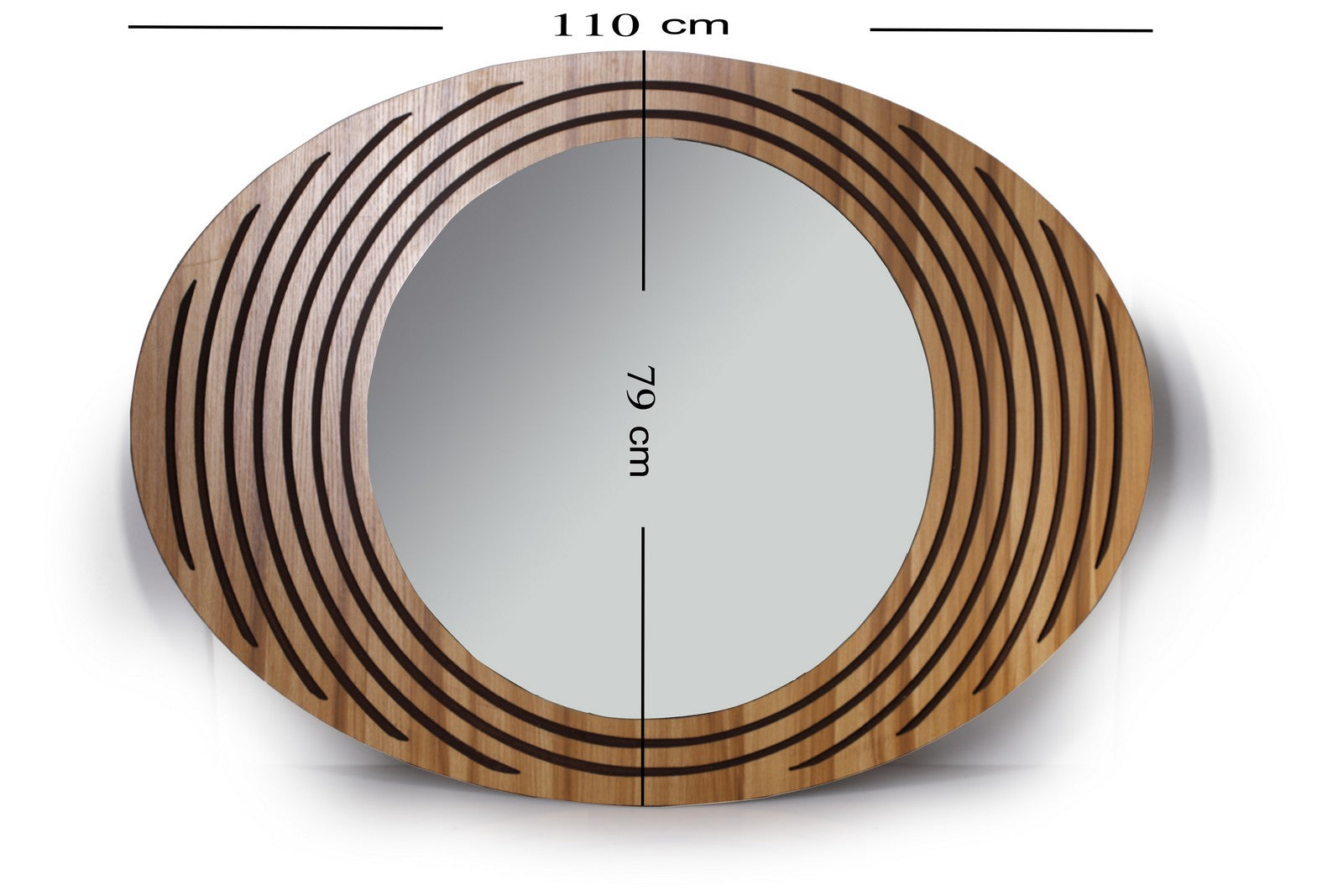 Wall Mirror Air Walnut