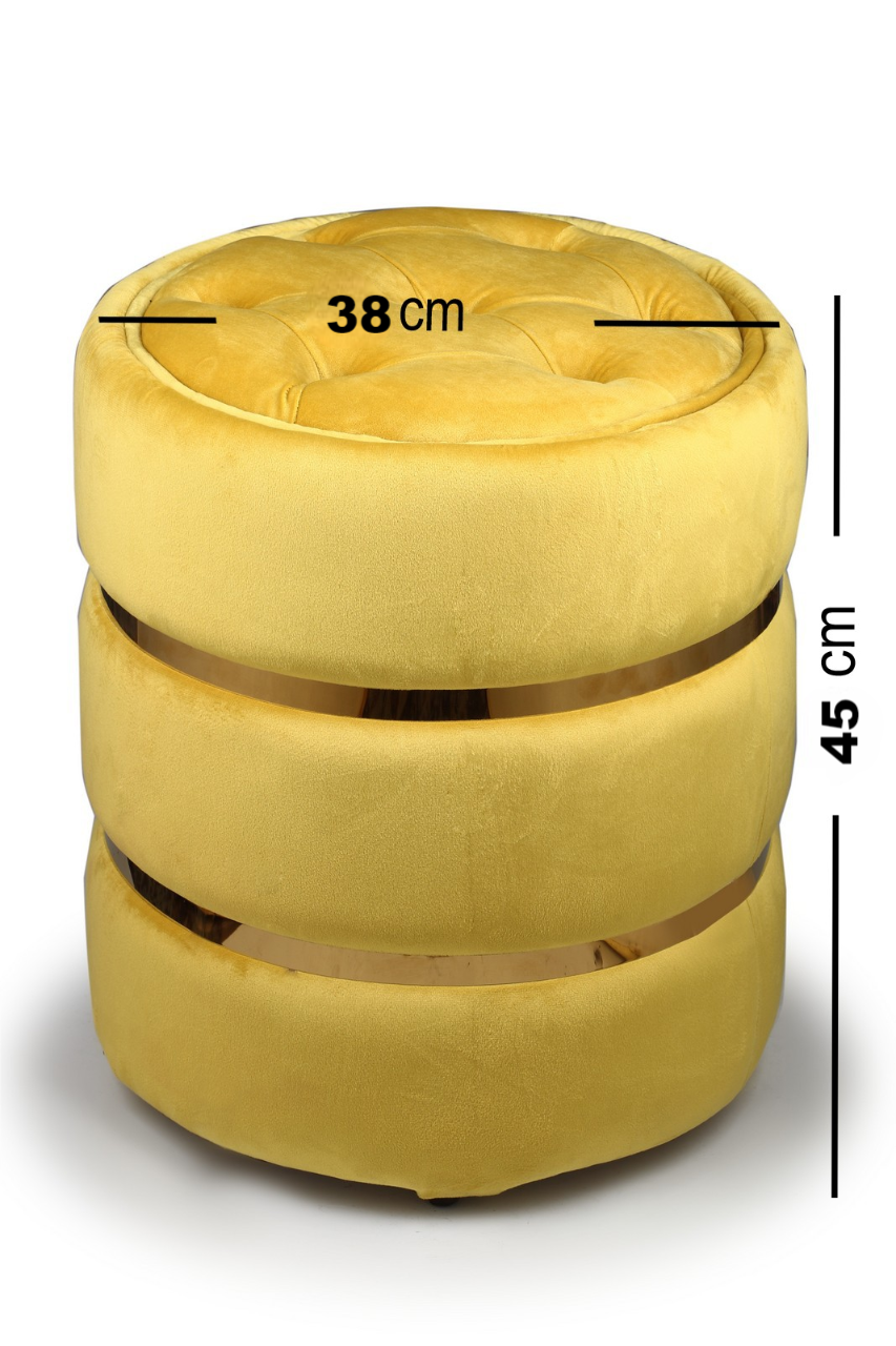 Pouf Chair type 2 Yellow